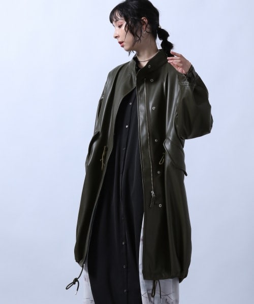 HARE（ハレ）の「レザーモッズコート（）」 - WEAR