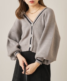 Chico | 【カタログ掲載商品】Vラインショート丈2wayニットカーディガン(カーディガン/ボレロ)