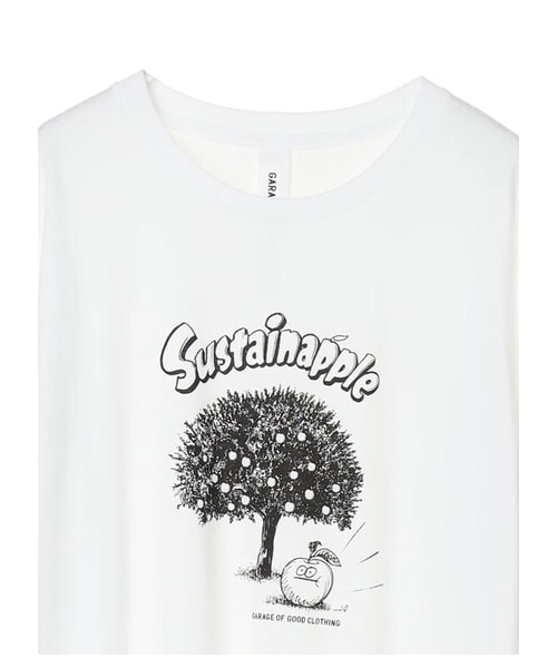 GARAGE OF GOOD CLOTHING（ガレージオブグッドクロージング）の「【Special Price】KAU SDGsLongT-shirt1（トップス・ホワイト・M）」の3枚目の写真