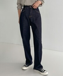 DHOLIC STYLE | [lavu] 2TYPEストレートデニムパンツ(デニムパンツ)