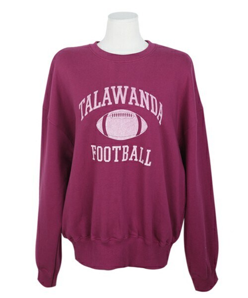 DHOLIC STYLE（ディーホリックスタイル）の「[URBANROSY] FOOTBALLスウェット（スウェット・レディース・グレー/パープル/ブルー・FREE）」の3枚目の写真