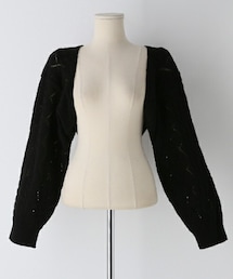 DHOLIC | パンチングボレロカーディガン・全3色(カーディガン/ボレロ)