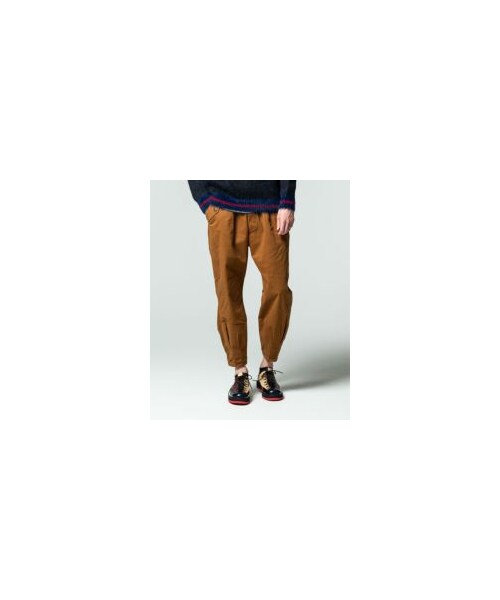 パンツ WIDE TUCK WORK PANTS Terese wide tuck Pants KH(1 KHAKI): AKIRANAKA: WOMENS
