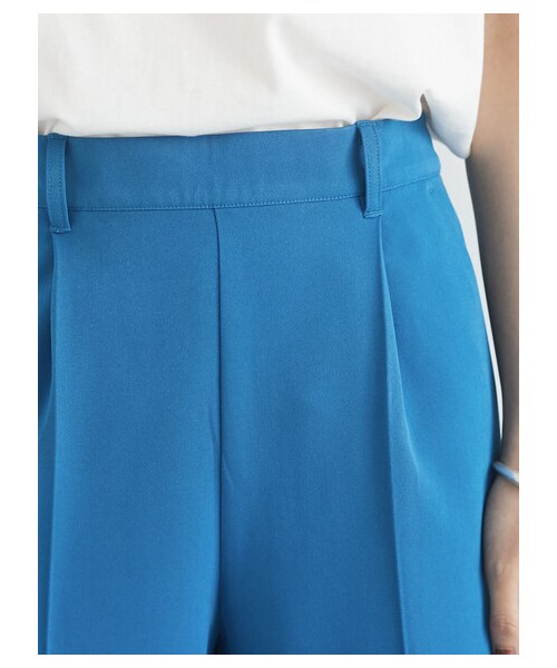 Green　Parks（グリーンパークス）の「きれいシルエットアンクルパンツ（パンツ・ブラック/ブルー/ネイビー/エクリュ・S/M/L）」の5枚目の写真