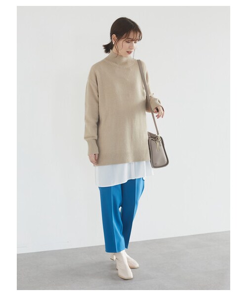 Green　Parks（グリーンパークス）の「きれいシルエットアンクルパンツ（パンツ・ブラック/ブルー/ネイビー/エクリュ・S/M/L）」の20枚目の写真