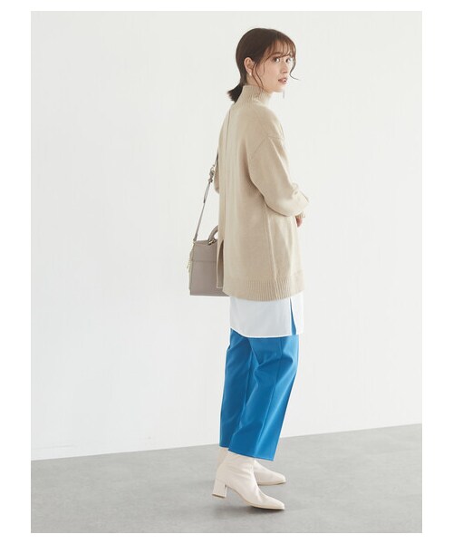 Green　Parks（グリーンパークス）の「きれいシルエットアンクルパンツ（パンツ・ブラック/ブルー/ネイビー/エクリュ・S/M/L）」の21枚目の写真