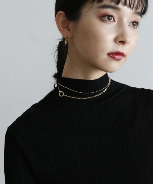 HARE（ハレ）の「チェーンMIXマルチネックレス（アクセサリー・シルバー/ゴールド・FREE）」の10枚目の写真