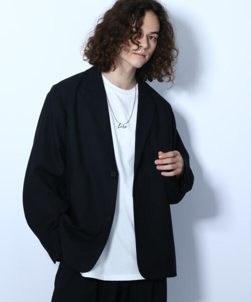 HARE（ハレ）の「TWエブリデイジャケット（ジャケット/アウター・ブラック/グレー系その他/グリーン系その他・S/M）」の8枚目の写真