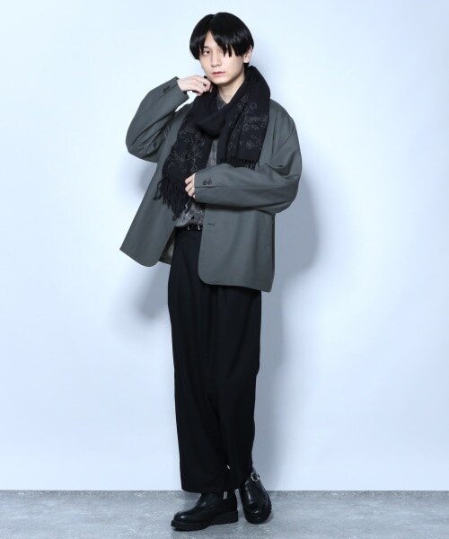 HARE（ハレ）の「TWエブリデイジャケット（ジャケット/アウター・ブラック/グレー系その他/グリーン系その他・S/M）」の7枚目の写真