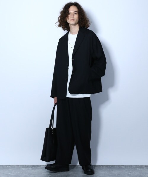 HARE（ハレ）の「TWエブリデイジャケット（ジャケット/アウター・ブラック/グレー系その他/グリーン系その他・S/M）」の5枚目の写真