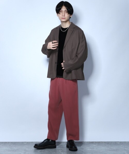 HARE（ハレ）の「TWエブリデイジャケット（ジャケット/アウター・ブラック/グレー系その他/グリーン系その他・S/M）」の6枚目の写真