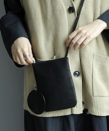 3coins | 【小物で季節を取り入れる】ミニショルダーバッグ：コインパース付き(トートバッグ)