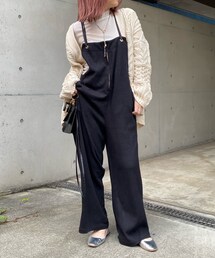 DouDou | ニットソーサロペット(ワンピース)