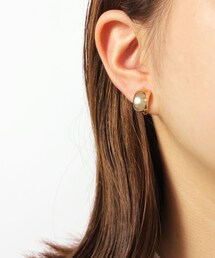 Lattice | スクエアメタルイヤリング(イヤリング)