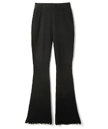 GRL | ダメージ加工リブニットフレアパンツ(その他パンツ)