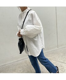 copine | ボリューム袖ブロードバンドカラーシャツ(シャツ/ブラウス)