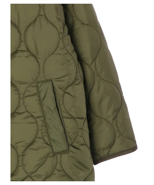 AMERICAN HOLIC（アメリカンホリック）の「ミディキルティングコート（ジャケット/アウター・ブラック/カーキ・M/L）」の4枚目の写真