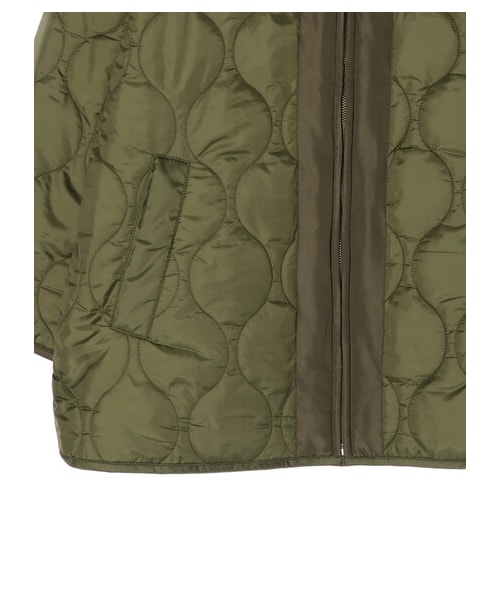 AMERICAN HOLIC（アメリカンホリック）の「ミディキルティングコート（ジャケット/アウター・ブラック/カーキ・M/L）」の5枚目の写真