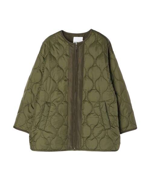 AMERICAN HOLIC（アメリカンホリック）の「ミディキルティングコート（ジャケット/アウター・ブラック/カーキ・M/L）」の9枚目の写真