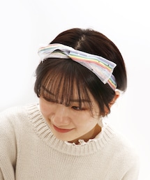 【ASOKO】レインボーワイヤーヘアバンド
