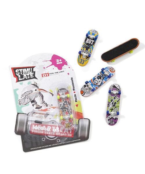 3coins（3coins）の「【ASOKO】【指部】フィンガースケートボード≪色