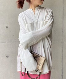 DouDou | ワイドチュニックシャツ(シャツ/ブラウス)