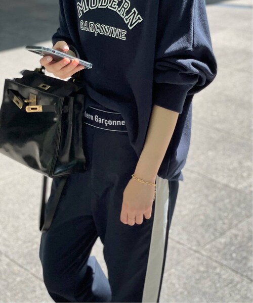 Deuxieme Classe（ドゥーズィエムクラス）の「Jersey Line パンツ（その他・ネイビー/36/38）」の4枚目の写真