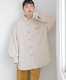 LOWRYS FARM（ローリーズファーム）の「コーデュロイオーバーシャツＬＳ（トップス）」