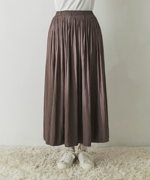 URBAN RESEARCH（アーバンリサーチ）の「雙面穿印花裙（スカート・レディース・墨綠x炭灰色/深藍x橄欖綠・FREE）」の22枚目の写真