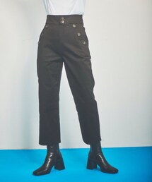 ハイライズストレートセーラーパンツ