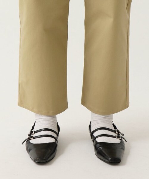 ENsMOL.（エンスモール）の「ハイライズストレートセーラーパンツ（パンツ・レディース・黒/ベージュ・S/M/XS）」の12枚目の写真