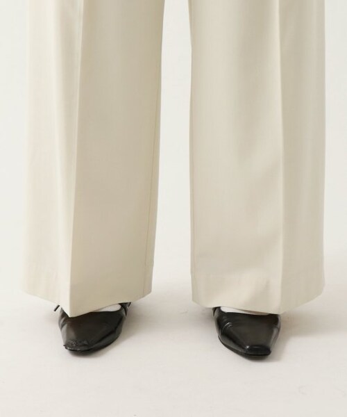 ENsMOL.（エンスモール）の「センタープレスストレッチワイドパンツ（パンツ・レディース・ブルー/チャコールグレー/オフ白・S/M/XS）」の13枚目の写真