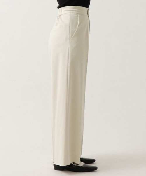 ENsMOL.（エンスモール）の「センタープレスストレッチワイドパンツ（パンツ・レディース・ブルー/チャコールグレー/オフ白・S/M/XS）」の6枚目の写真