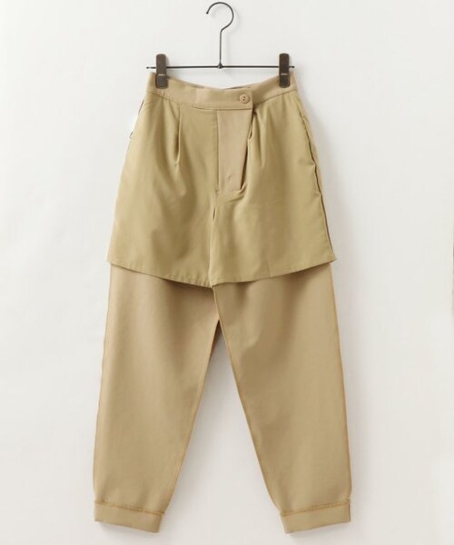 ENsMOL.（エンスモール）の「コンフォートフィットテーパードパンツ（パンツ・レディース・黒/ピンク/ベージュ・S/M/XS-2/S-2/XS/M-2）」の14枚目の写真