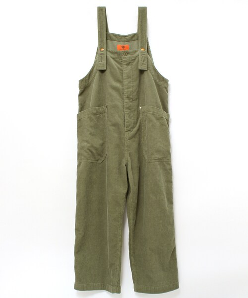 O0654 コーデュロイルーズサロペット