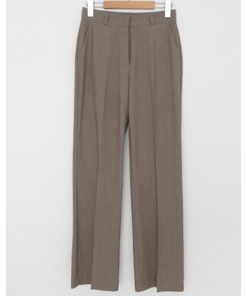 DHOLIC STYLE（ディーホリックスタイル）の「[qnigirls] フレアスラックス（スラックス・レディース・グレー/ブラウン/ブルー/ホワイト/ベージュ/ブラック・S/M）」の4枚目の写真