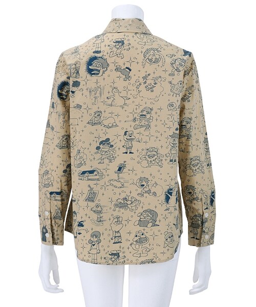 Ne-net（ネネット）の「夢いっぱいシャツ / シャツ（トップス・レディース・beige・02）」の2枚目の写真