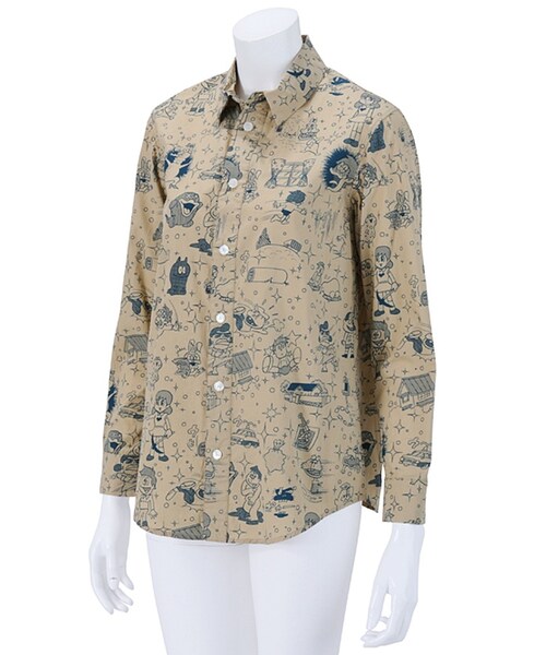 Ne-net（ネネット）の「夢いっぱいシャツ / シャツ（トップス・レディース・beige・02）」の5枚目の写真