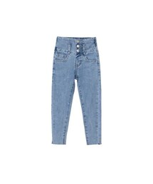 UNIDRE | 【80-150cm】JEANS カットオフ ハイウエスト ジーンズ(デニムパンツ)