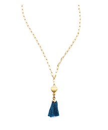 gracegift | 愛戀心情 韓國love流蘇纖細項鍊(アクセサリー)