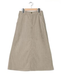 w closet（ダブルクローゼット）の「★先行予約★8ｗポリコーデュロイロングスカート【9月中旬入荷】（スカート）」
