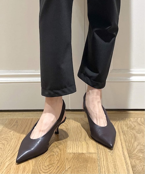 ✨良品✨ ドゥーズィエムクラス × ブレンタ バックストラップパンプス