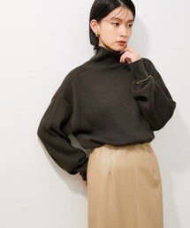ADAM ET ROPE' | 【アウトレット店舗・WEB限定・一部セットアップ対応】WOOL混リブタートル(トップス)