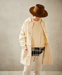ear PAPILLONNER | 【SUM1 STYLE（スミ スタイル）】デニム切り替えジャケット(ブルゾン)