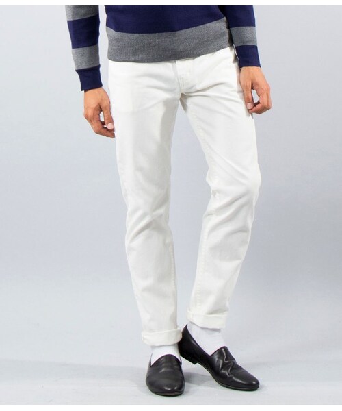 JUNMEN(ジュンメン)の「撥水カツラギパンツ(パンツ・メンズ・ブラック/ホワイト・S/M/L/L1)」の1枚目の写真