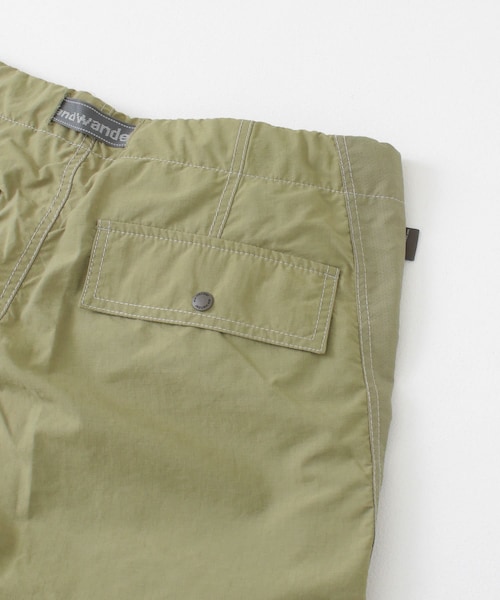 and wander（アンドワンダー）の「and wander PERTEX nylon rip