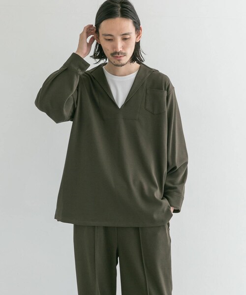 YOUNG&OLSEN FRENCH JERSEY SAILOR SHIRTS