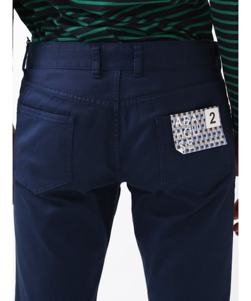 ABAHOUSE（アバハウス）の「コンパクトチノストレッチカラー5Pパンツ【Men'sJOKER2014年12月号P.70掲載】（パンツ・メンズ・ブラック/ブルー・1/2/3/4）」の7枚目の写真