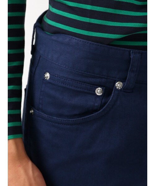 ABAHOUSE（アバハウス）の「コンパクトチノストレッチカラー5Pパンツ【Men'sJOKER2014年12月号P.70掲載】（パンツ・メンズ・ブラック/ブルー・1/2/3/4）」の8枚目の写真