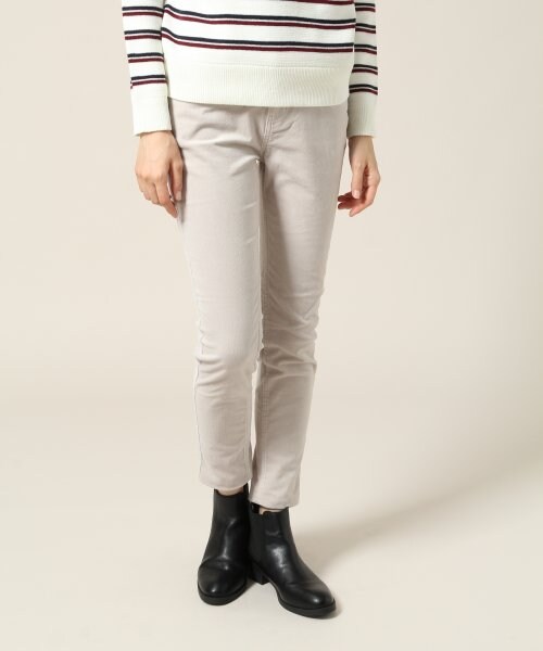 LOWRYS FARM（ローリーズファーム）の「コーデュロイスキニーパンツ（パンツ・レディース・オフ/ブラック/グレー・Ｍ/Ｌ）」の3枚目の写真